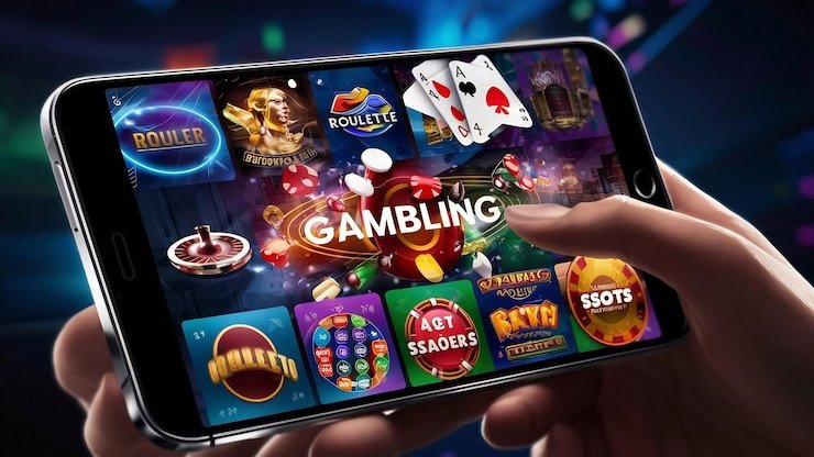 Antarmuka permainan Three Card Poker di aplikasi mobile fins88